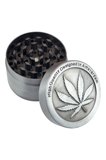 KAPVOE Yüksek Kaliteli Çelik Öğütücü Grinder  4 Katmanlı mıknatıs  Kapaklı taraklı  4 Cm Çap Cepte Taşınır