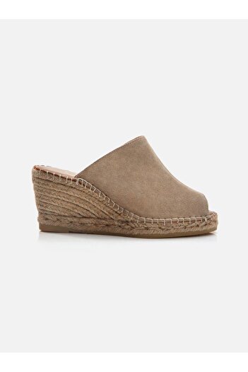 Su Espadril Suzy Kum Kadın Dolgu Topuklu Espadril Terlik