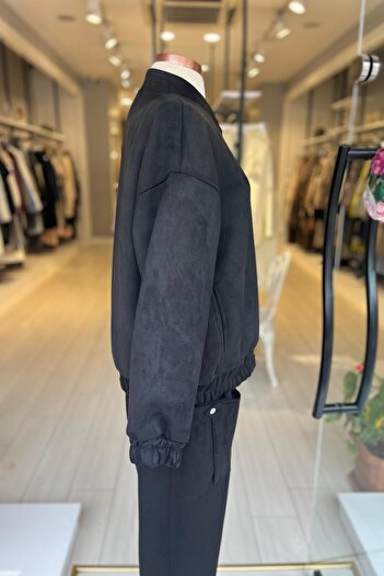 Unıquemode UW254019 UNIQUE SÜET KUMAŞ CEP DETAYLI PANTOLON