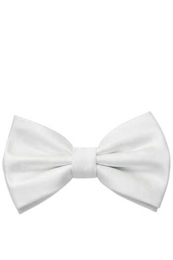 Uniquetrenders Men's Solid Color Satin Bow Tie