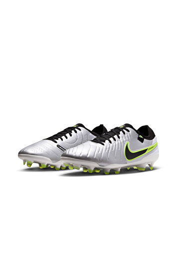 Nike Erkek Çim Zemin Kramponu DV4333-001 Tiempo Legend 10 Pro Gri