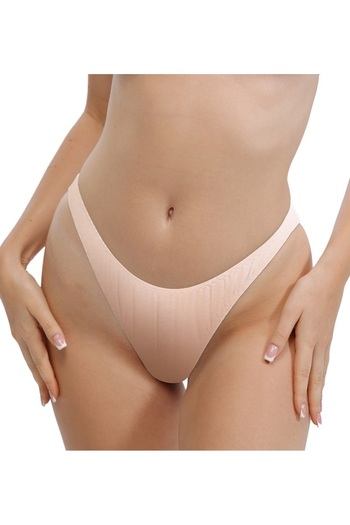 Atelier Tuberose Women's Micro Fabric Ultra Comfort Slip String Panties Underwear