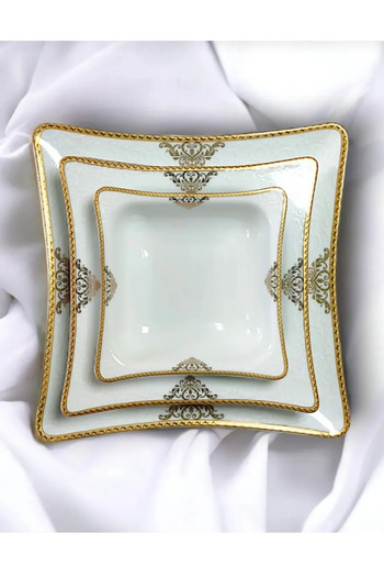 Pars 6 Kişilik 24 Parça Gold Yemek Takımı Kırıklar Temin Edilir Prs6