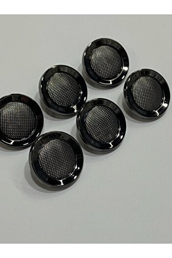 karantuhafiye Metal Button/Coat Coat Length/ Set of 6/2.5 cm/jx001/Black