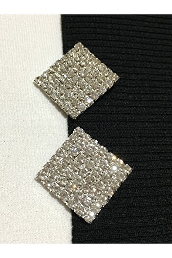 karantuhafiye Stone Button / Crystal Stone Square Button / Set of 2