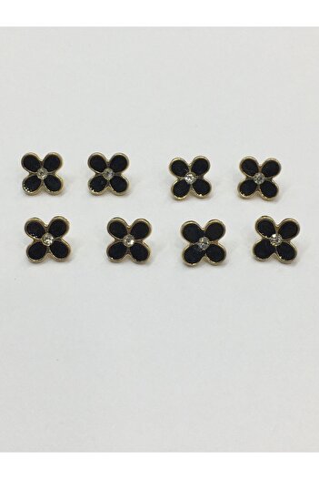 karantuhafiye Stoned Button / Blouse Button Set of 8 / Metal Stoned Blouse Button