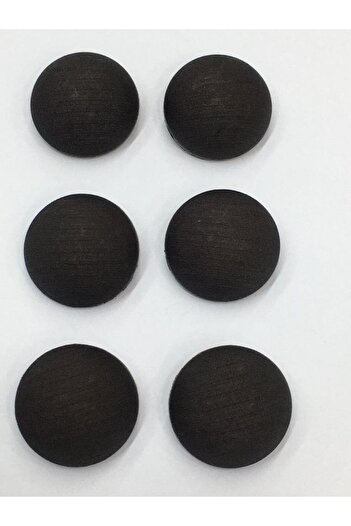 karantuhafiye Italian Mat - Pearl Curved Trench Coat, Coat, Button Set of 6, Dark Brown, 3 cm (Code:3598)