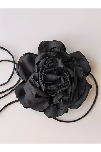 karantuhafiye Necklace/choker Necklace/double Layer Fabric Flower Necklace (bk7)
