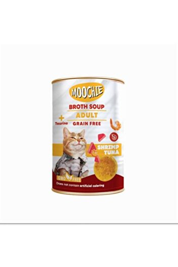 MOOCHIE Karides Ton Balık Yetişkin Kedi Çorbası 135 ML