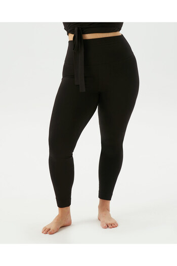 Ayma Active Black High Waist Basic Ecovero™ Viscous Tights