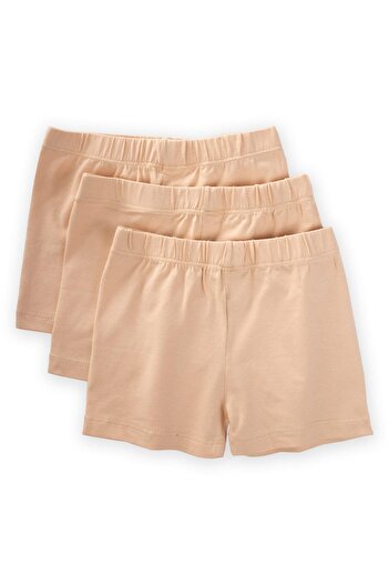 Cigit Triple Girl Boxer Set 2-9 Years Light Salmon