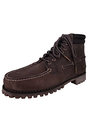Timberland Herren Boots Stiefel Authentic Tb0a2n4cel7 Grau Medium Grey Full Grain Leder Mit Außensohle Aus Gum