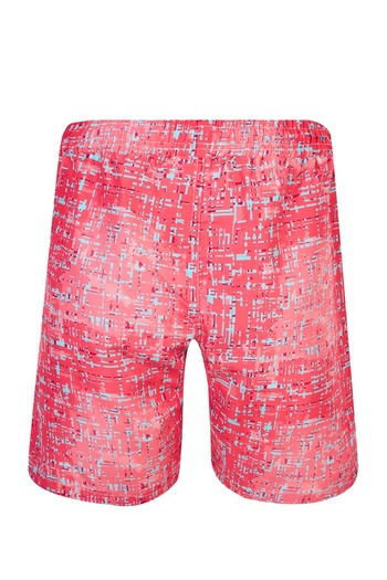 REMSA Arsen S259 Mercan - Men's Patterned Sea and Pool Shorts
