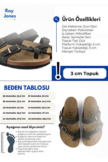 Roy Jones SunnyStride Ergonomik Unisex İlkbahar-Yaz Terliği