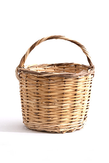 Rafiste Hasır Balkon Sepeti H : 38 cm