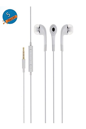 Taimi In-Ear Earphone With Mic Black Pack of 5