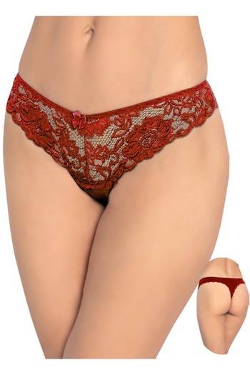 Miss Blue Moon Lacy Thong Colorful 4 Pack Panties