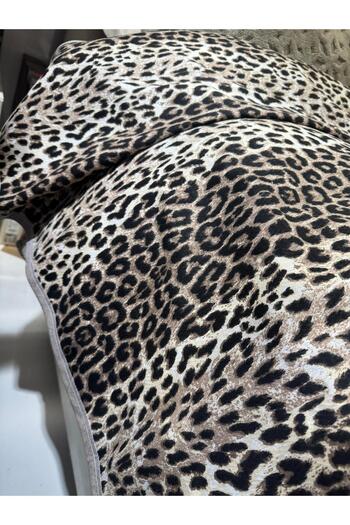 ŞENER HOME Leopard Printed 150X240 Cm. Single Single Pique