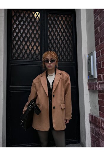 Bak'ap Premium Trend Suede Lined Blazer Jacket