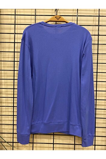 Superlife Süperlife Bisiklet Yaka Uzun Kollu Dar Kalıp İnce Erkek Sweatshirt SPR2019K18
