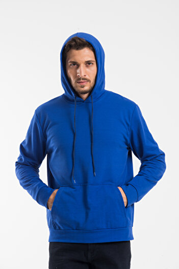Superlife Süperlife Erkek Kapşonlu Regular Fit İnce Sweatshirt SPR 20K55