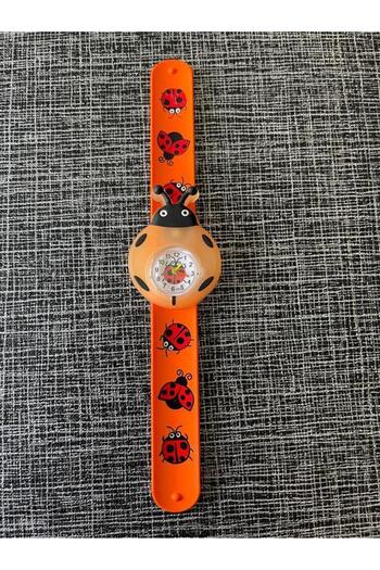 RoseRoi Ladybug Figured Watch Pat Pat Pat Lighted Children's Wristwatch