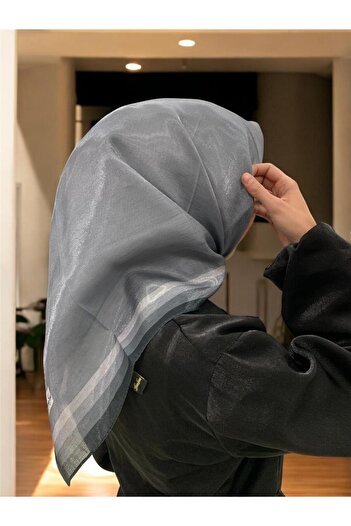 Bona Sera Φουλάρι BONASERA 002 Model - Με Καστανή Ταινία