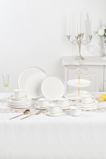 ACAR Sierra 6-Person - 20 Piece Gold Brunch Set