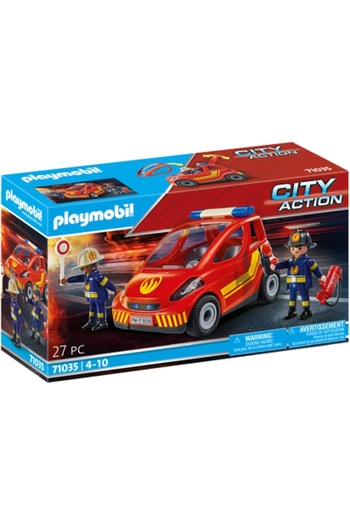 Playmobil 71035 أداة استجابة الطوارئ للإنقاذ من الحرائق في المدينة