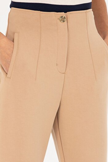 U.S. Polo Assn. Women's Sand Knitted Trousers 50272875 -Vr085