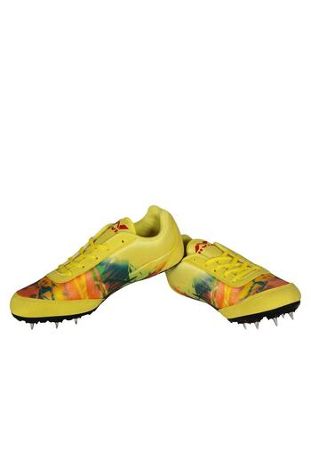 Nivia Zion Size 2uk Running Spikes Shoes | Yellow | Track Shoes | Running Spikes