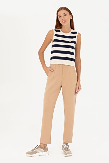 U.S. Polo Assn. Women's Sand Knitted Trousers 50272875 -Vr085