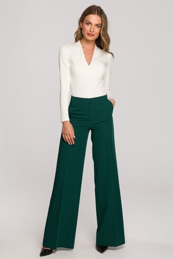 Stylove Trousers with wide legs