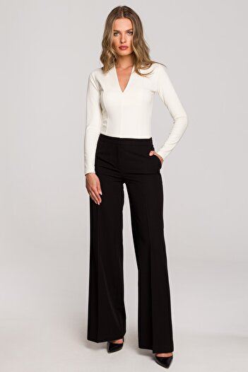 Stylove Trousers with wide legs
