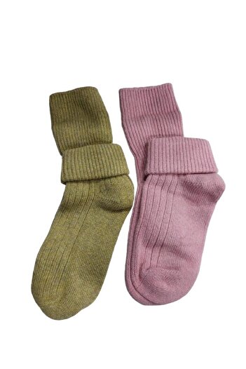 FRT 2-Piece Seamless Wool Women's Socks