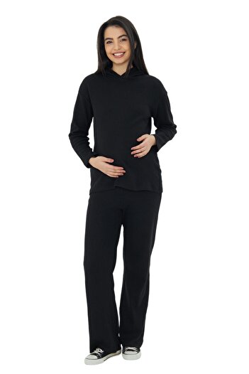 Luvmabelly - Myra9610 - Knitted Maternity Bottom Top Set
