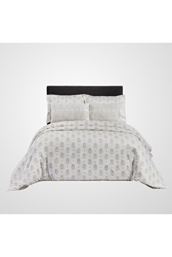 Donetella Printed Bedding Comforter Set, 7 Pcs King Size Fits 240x260 Cms With 350 GSM Detachable Filler