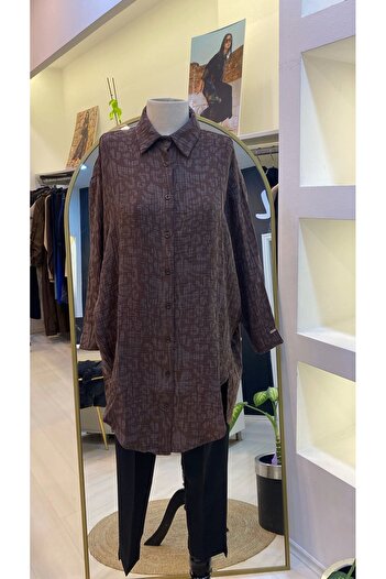 Invee Invee 7017 Modal Tunic - Brown