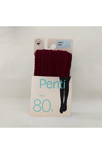 Penti Wine Color Girl's Pantyhose