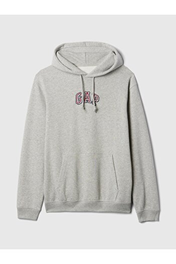 GAP Erkek Gri Gap Logo Sweatshirt