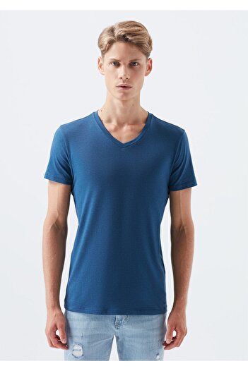 Mavi Men's V-Neck T-Shirt