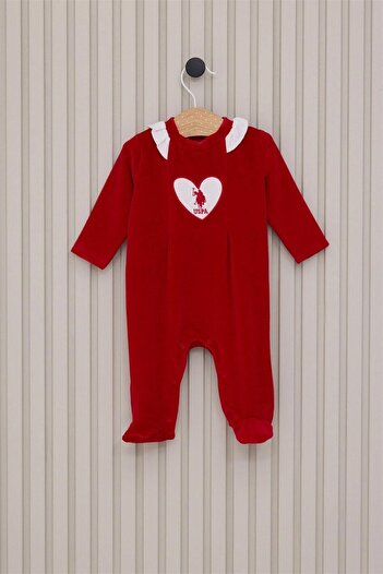 Skygo U.S. Polo Booties Jumpsuit Usb2177 Red