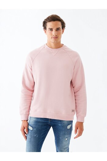 Ltb Lilac Crew Neck Sweatshirt - Pale Effect