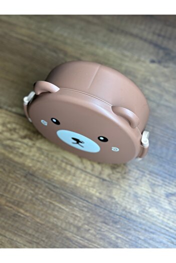 7K Brown Bear Look Children's Meal Lunch Box Container