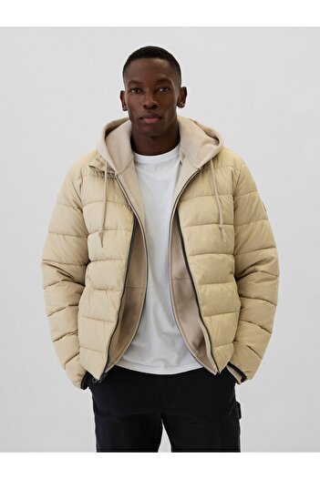 GAP Erkek Bej ColdControl Puffer Ceket