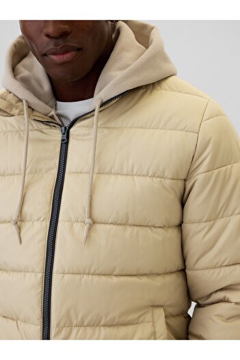 GAP Erkek Bej ColdControl Puffer Ceket