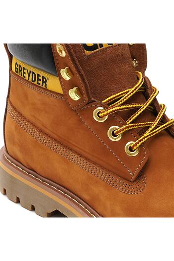 Greyder 10450 Women's Cinnamon Khaki Leather Daily Boots