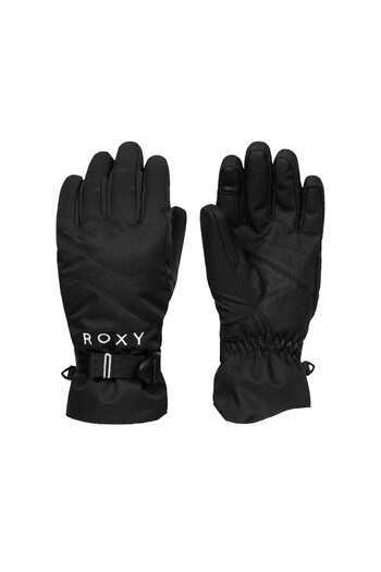 Roxy Jetty Solid Gloves Women's Black Gloves Women's Gloves Erjhn03221