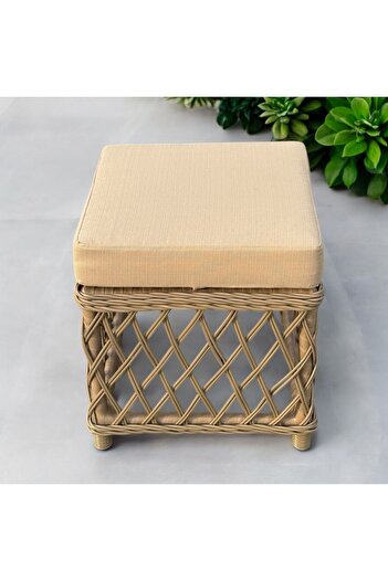 MY WORLD GARDEN MİLAS RATTAN PUF