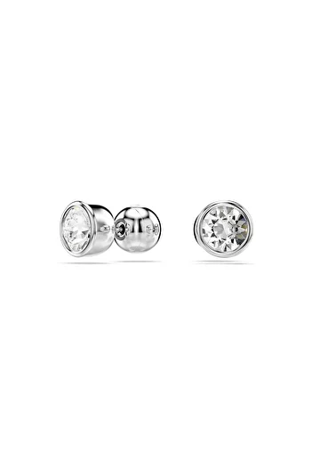 Swarovski Bernsteinfarbene silberfarbene Ohrstecker 5696073
